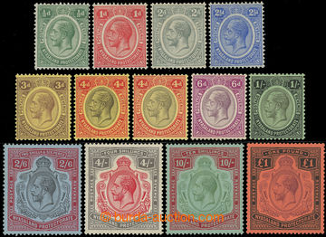 216866 - 1913-1921 SG.83-98, Jiří V., ½P - £1, kompletní série 