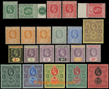 216881 - 1912-1921 SG.112-128, George V. and Elephant, ½P - £1, com