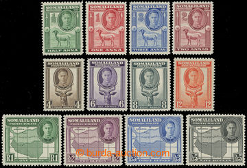 216896 - 1942 SG.105-116, George VI. ½A - 5R, complete set of 12 sta