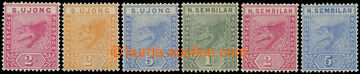 217048 - 1891-1894 selection of two complete issues: SG.50-52, Sungei