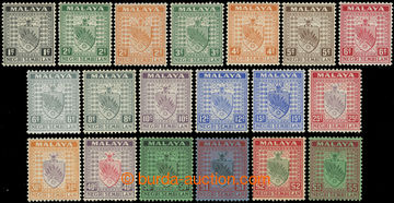 217050 - 1935-1941 SG.21-39, Coat of arms 1C - $5, complete set of 19