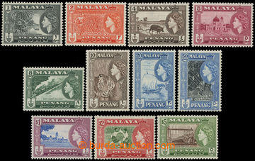 217055 - 1960 SG.55-65, Elizabeth II. - Motives 1C - $5, complete set