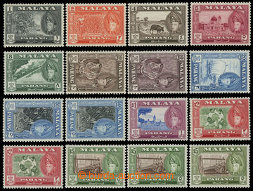 217062 - 1957-1962 SG.75-86, Sultan Abu Bakar - Motives, 1C - $5, com