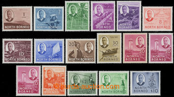 217143 - 1950-1952 SG.356-370, George VI. - Motives, 1C - $10, comple