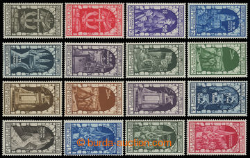 217309 - 1934 Mi.463-478, 10C - 4,50L, complete set of 16 stamps; VF