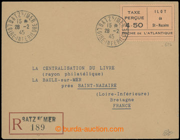 217419 - 1945 FRANCE - ST. NAZAIRE / private issue Mi.3II, letter fra