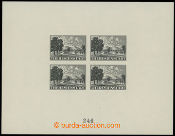 217462 - 1944 Pof.PrA1b, Promotional miniature sheet for Red Cross in