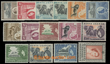 217579 - 1954-1959 SG.167-180, Elizabeth II. - Motives 5C - £1; comp