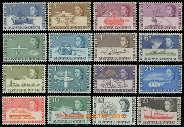 217596 - 1963-1969 SG.1-15a, Alžběta II. - Motivy; kompletní bezva