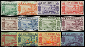 217599 - 1938 SG.52-63, Lopevi Island 5C-10Fr; kompletní série, hod