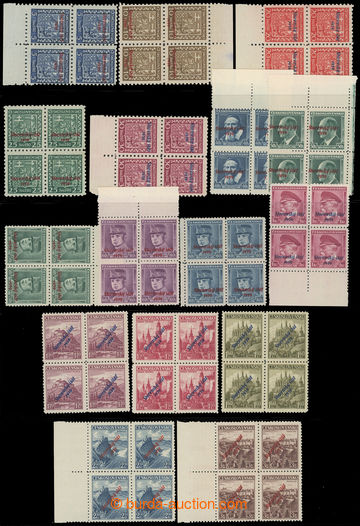 217634 - 1939 Sy.2-18 (without No. 16), Overprint issue, selection of