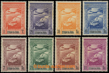 217652 - 1938 Mi.409-416, Airmails 1T - 11T; complete airmail set