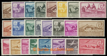 217705 - 1950-1951 Mi.3-18, 19-26, Motives and Airmails, two complete