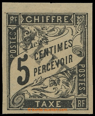 217739 - 1893 POSTAGE-DUE / Mi.5, colonial postage-due Numerals 5C wi