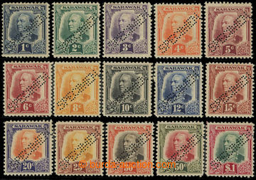 217889 - 1932 SG.91s-105s, Brooke 1C - $1 kompletní série SPECIMEN,
