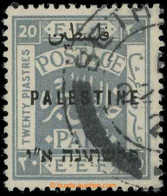 217892 - 1922 SG.70, EEF 20Pia grey, přetisk PALESTINE - tzv. London