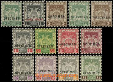 217895 - 1921 SG.14s-23s, Znak 1C - $1 kompletní série SPECIMEN; be