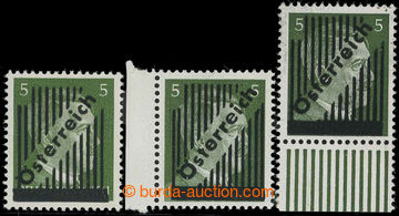 217989 - 1945 ANK.668Iayx, 668Iaz, 669Ibx; A. H. 5Pfg green with Wien
