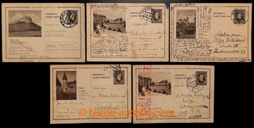 218012 - 1939-1943 CDV4/2, 9 2 pcs of, 16, 18b (Smolenice castle - tr