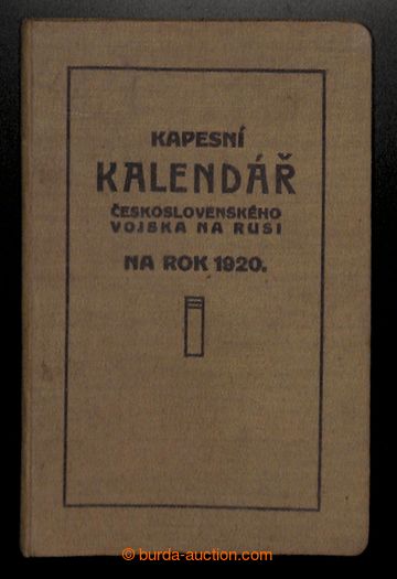 218065 - 1919 RUSKO / Kapesní kalendář československého vojska n