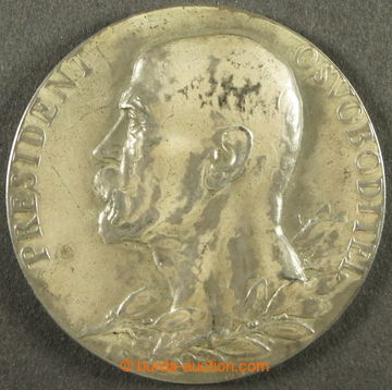 218067 - 1937 Death T. G. Masaryk, silver medal, 50mm; Ag 987/1000, 5