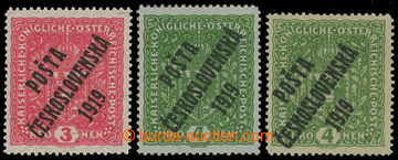 218198 -  Pof.48I, 48II, 49b, Coat of arms 3 Koruna light red granite