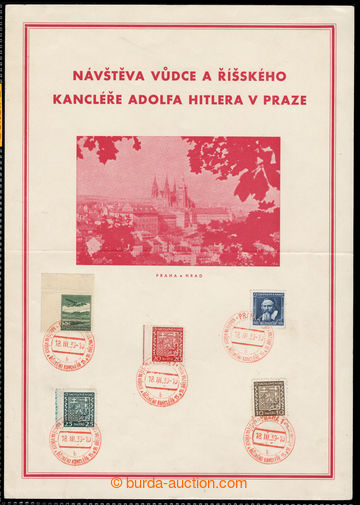 218247 - 1939 PR1/PaL a-a, PRAGUE – Visit Führer and empire chance