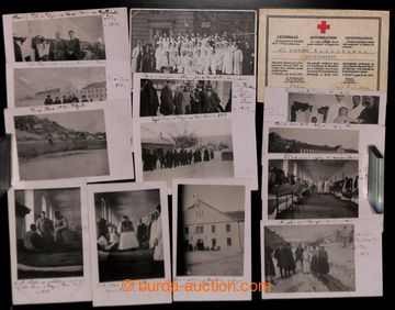 218471 - 1912 1. BALKAN WARS - RED CROSS / collection of 12 photo pos