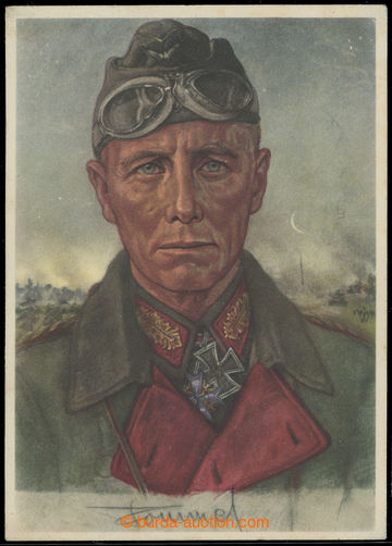 218473 - 1940 Erwin Rommel (1891-1944), postcard Generalmajor Rommel,