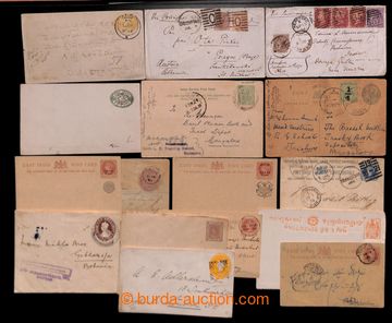 218483 - 1871-1923 [COLLECTIONS] 34 letters, postcard and postal stat