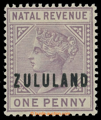 218485 - 1891 SG.F1a, Natal 1P dull mauve revenue pro poštovní pou
