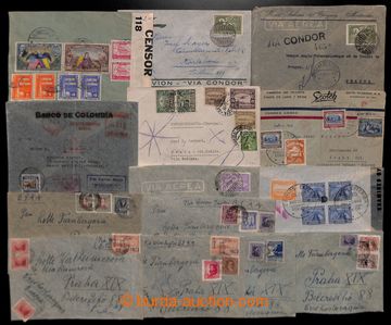 218518 - 1930-1945 [SBÍRKY]  sestava 45 Let-dopisů, URUGUAY, CHILE,