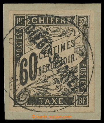 218556 - 1892 POSTAGE-DUE / Mi.12, Numerals 60C with black overprint 