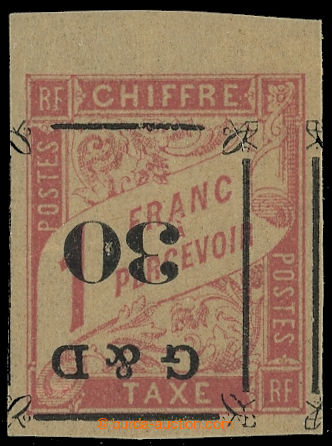 218557 - 1903 POSTAGE-DUE / Mi.14I K, Taxe Chiffre 1F with frame over