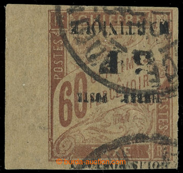 218558 - 1903 POSTAGE-DUE / Mi.1K, Taxe Chiffre 60C with black overpr