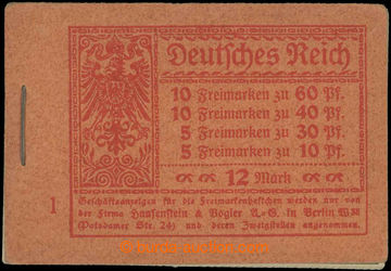 218578 - 1921 STAMP BOOKLET / Mi.280aj. MH15A, complete stamp booklet