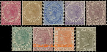 218669 - 1883-1891 SG.63-71, Viktorie 2C - 96C, kompletní série, pr