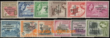 218673 - 1957 SG.170-181, Alžběta II. Independence 1957; luxusní