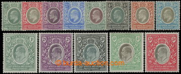 218687 - 1903-1904 SG.1-13, Edward VII. ½A - 5R, wmk Crown CA and CC
