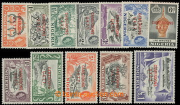 218716 - 1960-1961 CAMEROONS TRUST TERRITORY / SG.T1-T12, overprint N