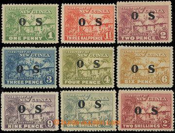 218752 - 1925-1931 SLUŽEBNÍ / SG.O22-O30, Služební 1P-2Sh; komple