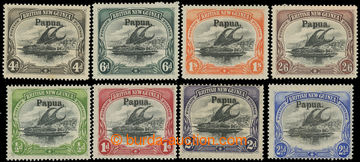 218755 - 1906-1907 SG.17-20, 21-24, Lakatoi 4P - 2Sh6P s přetiskem P