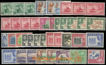 218767 - 1938-1955 SG.249-266b, George VI. - Motives ½P - £1, selec