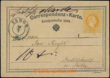 218804 - 1874 Ferch.4E, žluťásek 2Kr, V. vydání 1872/73, NEPŘEL