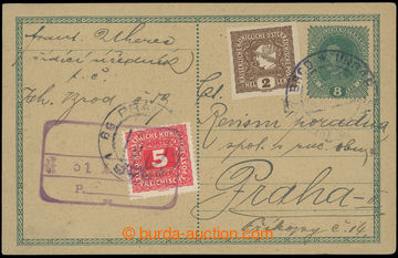 218914 - 1918 CPŘ3Pa, Austrian PC 8h Charles, uprated by. newspaper 