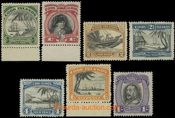219069 - 1932 SG.99-106, Motivy ½P - 1Sh; levná 2P dv, kat. £70