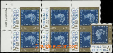 219205 - 2017 Pof.942, Mauricius in Czech Rep. A, light blue shade st