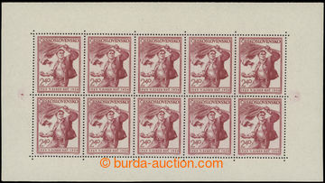 219240 - 1954 Pof.PL771, V. sjezd KSČ 2,40Kčs; luxusní