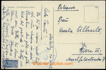 219592 - 1942 German field post in Slovakia, photo postcard Malacky t