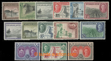 219598 - 1945 SG.144-157, George VI. and Motives ½P - 20Sh; complete
